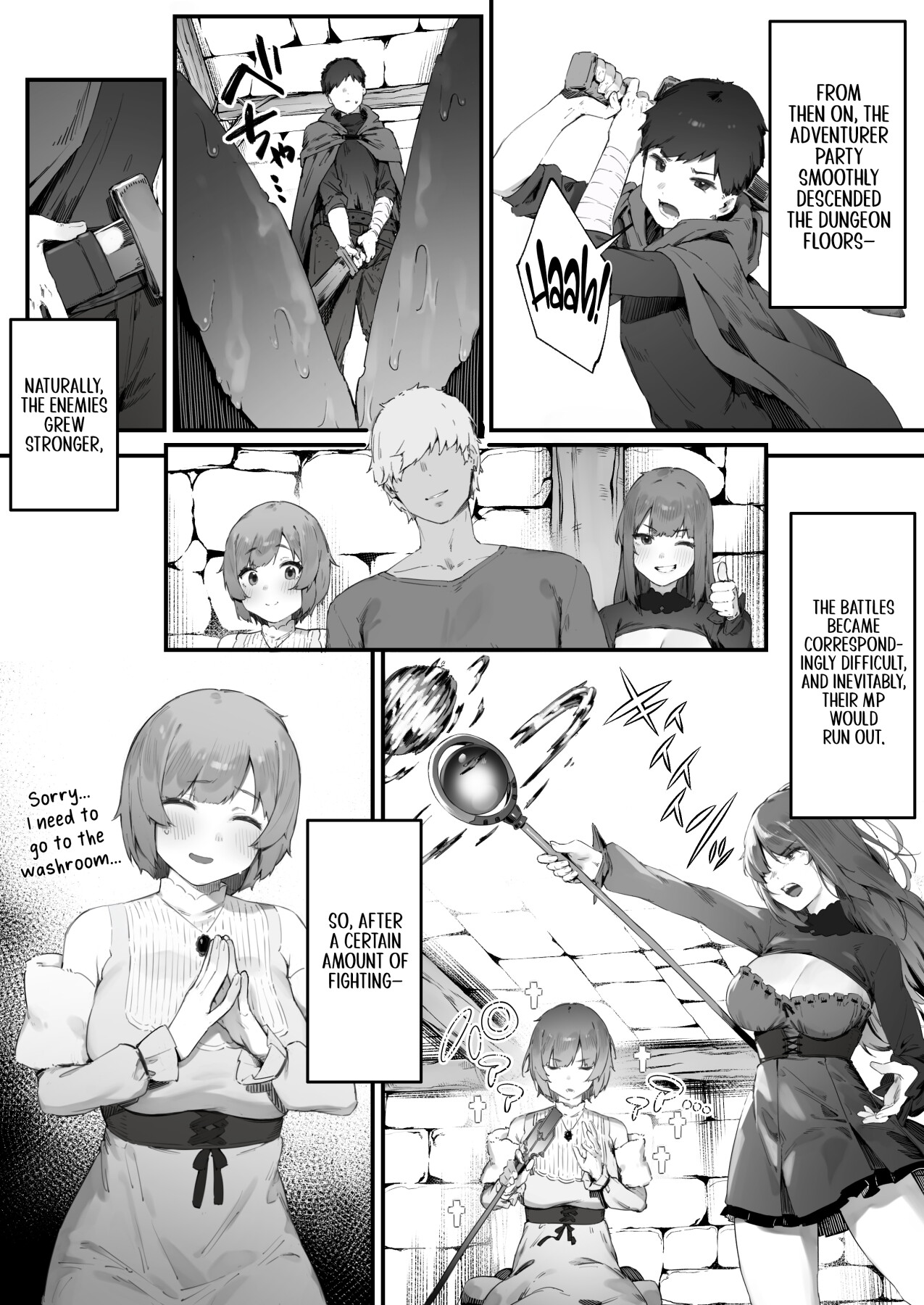 Hentai Manga Comic-"MP is Depleted Because of a Curse!! - last part-Read-28
